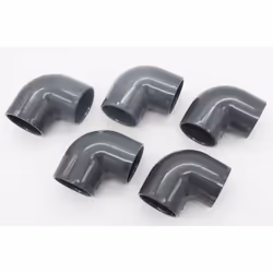 Lot de 5 Coudes ø 50 mm PVC 90° pression - Générique