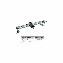 Leman - Copieur 1010 mm pour TAB 110 et TAB 120 - COP110 C'est un copieur 1010 mm qui est adapté au tour à bois électronique  ...