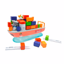 Splash-Toys Cargo Barjo, unisexe, Plastique, Multicolore, 01-06-2020, Chine, 500 g