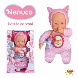 Splash-Toys Nenuco Soft 5 Fonctions, 1 an(s), Fille, 400 g, Multicolore
