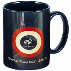 Tasse en céramique bleue FFF