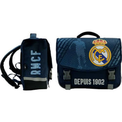 REAL MADRID Cartable 41Cm 2 Compartiments + 1 Poche