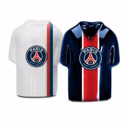 Sel et poivre Paris Saint Germain Céramique Hauteur 9 cm - Largeur 8 cm - Profondeur 5 cm