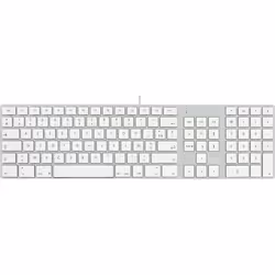 Mobility Lab Design Touch USB Mac, Avec fil, USB, AZERTY, Blanc