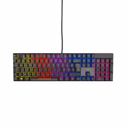 NOVA GAMING - Clavier Gaming HERCULE Mécanique Metal RGB Filaire USB pour Window et Linux