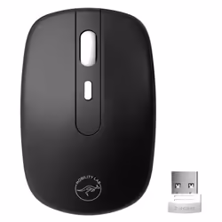 Mobility Lab Souris sans fil - RUBBAMOUSE NOIR