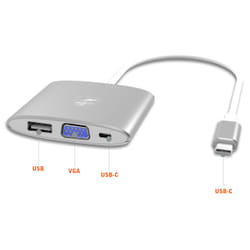 Mobility Lab Adaptateur multiport VGA USB-C