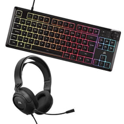 Ensemble Casque et clavier Corsair HS35 + K55 CORE TKL