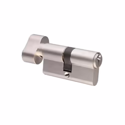 Cylindre bouton profil européen F5S Laiton 40b x 40 Entrouvrant KA1 - Ifam 2025