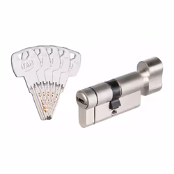 Description générale Cylindre de sécurité de la gamme F6+, modèle européen, conçu pour offrir une protection optimale contre  ...