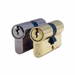 Cylindre européen laitonné varié 60mm Série C IFAM - 30+30 - 14100 - Cylindre double entrée profil européen Varié - Produit e ...