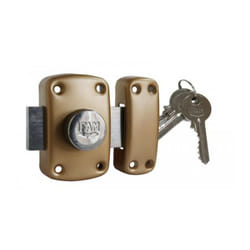 Verrou à bouton et cylindre B5 (3 clés) IFAM - Cylindre: 30 mm