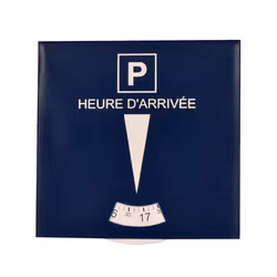 Disque de stationnement europeen zone bleue PVC…