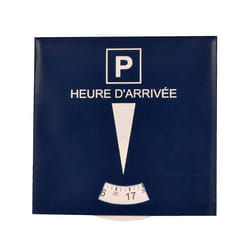 Disque de stationnement europeen zone bleue PVC…