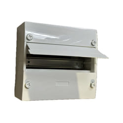 Coffret modulaire 1 rangée 13 modules blanc avec volet de fermeture intégré, rail et 3 borniers IP30 THOMSON THT13MOD