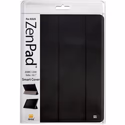 Etui Smart Cover - Ibroz - ZenPad 10 Z300/Z301 - Simili cuir - Noir - 2 positions dutilisation