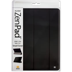 Etui Smart Cover - Ibroz - ZenPad 10 Z300/Z301 - Simili cuir - Noir - 2 positions dutilisation