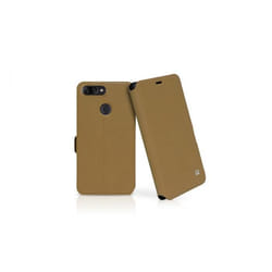 Ibroz Etui Folio Cover havane pour Asus ZenFone Max Plus M1 ZB570TL