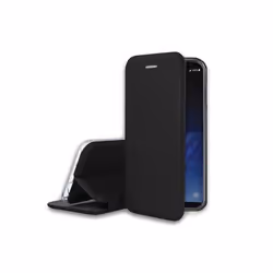 Etui Folio Cover - IBROZ - Samsung Galaxy S8 - Cuir Noir - Coque Rigide - Rabat avec Logement Carte