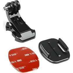 Fixation J-hook pour GoPro - IBROZ - Kit de fixation - Noir