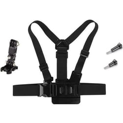Harnais de poitrine Chesty pour GoPro - IBROZ - Entièrement réglable - Noir