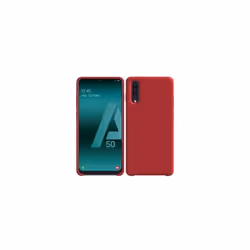Coque Silicone - Ibroz - Samsung Galaxy A50 - Rouge - Antichoc - Souple