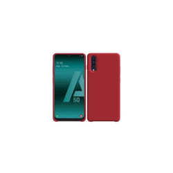 Coque Silicone - Ibroz - Samsung Galaxy A50 - Rouge - Antichoc - Souple