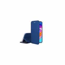 Etui Folio Cover en Cuir - IBROZ - Samsung Galaxy A70 - Bleu - Aimanté - Semi-rigide