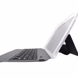 Etui Cover - IBROZ - iPad Classic 102 - Clavier Bluetooth AZERTY - Coque transparente - Détachable