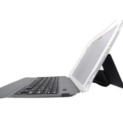 Etui Cover - IBROZ - iPad Classic 102 - Clavier Bluetooth AZERTY - Coque transparente - Détachable