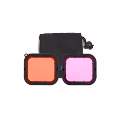Filtre - IBROZ - GOPRO HERO 567 - Rouge et Violet - Correction des couleurs - Accessoire étanche