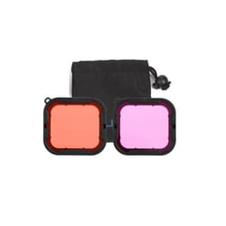 Filtre - IBROZ - GOPRO HERO 567 - Rouge et Violet - Correction des couleurs - Accessoire étanche