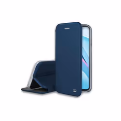 Etui en cuir bleu pour Xiaomi Mi 10T Lite - IBROZ - Semi-rigide - Position stand