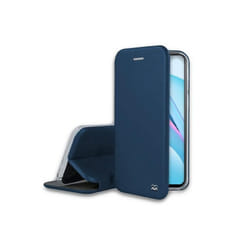 Etui en cuir bleu pour Xiaomi Mi 10T Lite - IBROZ - Semi-rigide - Position stand