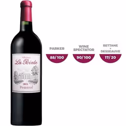 Chateau La Pointe 2013 Pomerol - Vin rouge de Bordeaux