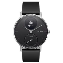 Nokia Steel HR Bracelet connecté Noir, Acier inoxydable