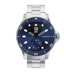 Withings SCANWATCH HORIZON 4,32 cm (1.7") 43mm Analogique Bleu GPS (satellite)