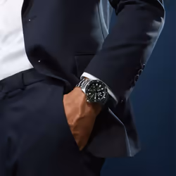 Withings ScanWatch Horizon 4,32 cm (1.7") PMOLED 43mm Hybride Acier inoxydable GPS (satellite)