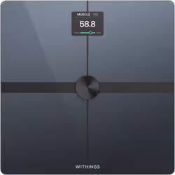 Withings Body Smart, Pèse-personne électronique, 200 kg, 50 g, Noir, 5 kg, kg, lb, ST