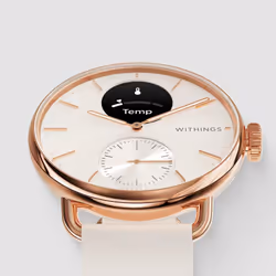 Withings ScanWatch 2 - 38 mm Areia & Ouro Rosa 0.63" OLED Numérique Rose - Vue supplémentaire 3