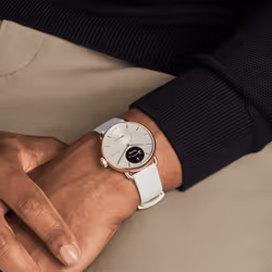 Withings ScanWatch 2 - 38 mm Areia & Ouro Rosa 0.63" OLED Numérique Rose - Vue supplémentaire 4