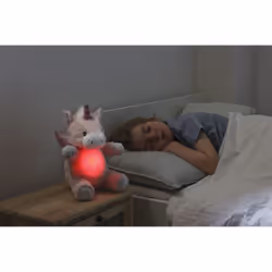 Cloud B Lily lumière de nuit pour bébé Autonome Rose, Rose, Blanc