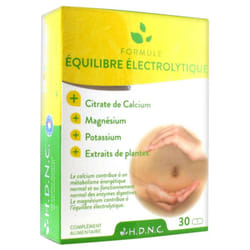 H.D.N.C Équilibre Électrolytique 30 Comprimés