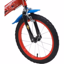 Vélo 16 garçon SPIDERMAN - ATLAS - Cadre & Fourche rigide en acier - 2 Freins Caliper - Pneus Gonflables