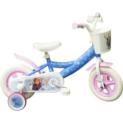 Vélo enfant 10 Fille Reine des Neiges / Frozen  2 stabilisateurs amovibles garde boues et panier avant !
