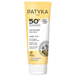 Patyka Lait Solaire Corps SPF50+ Bio 100 ml