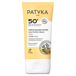 Patyka Crème Solaire Teintée Visage SPF50+ Bio 40 ml