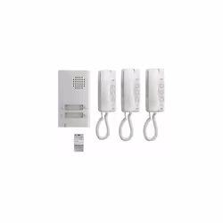 kit parlophone - 4bp - 3 combinés - aiphone kitda3