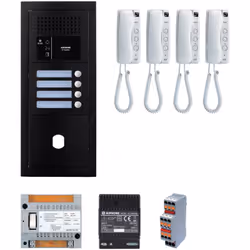 Le pack audio GTBA4E de la marque Aiphone est une solution pratique et efficace pour les installations de logement collectifs ...