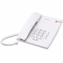 Alcatel Temporis 180, Téléphone DECT, Combiné filaire, Identification de l'appelant, Blanc